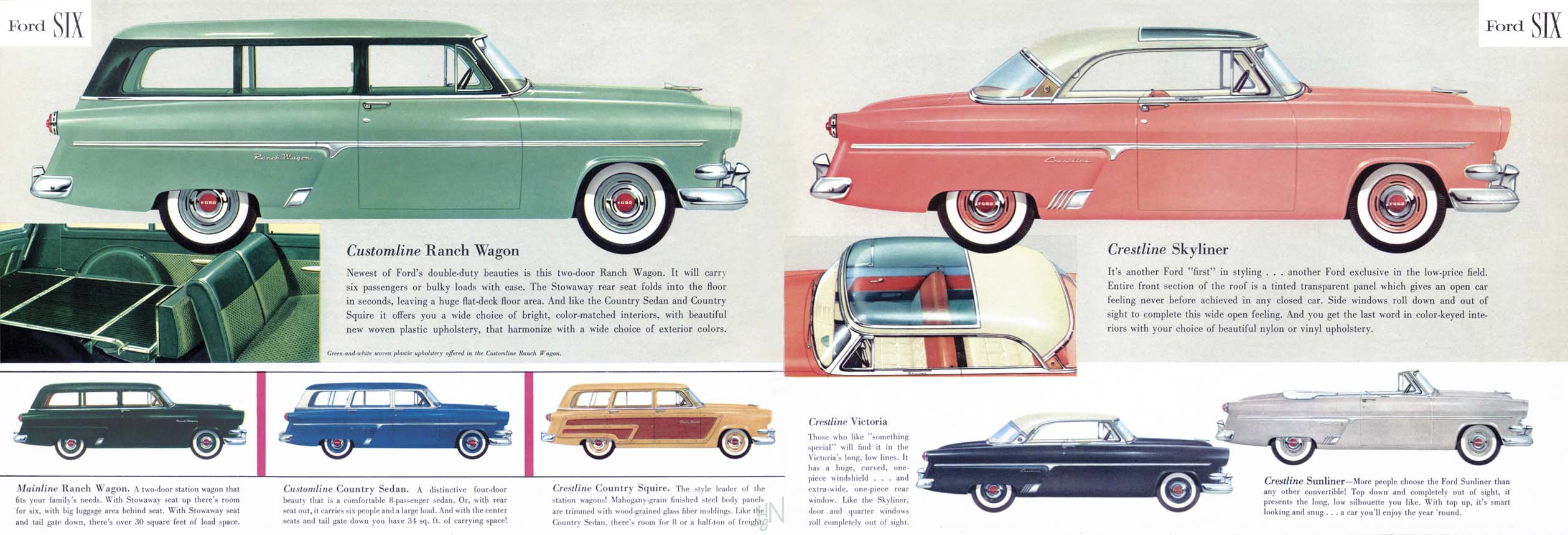 1954 Ford Six Brochure Page 6
